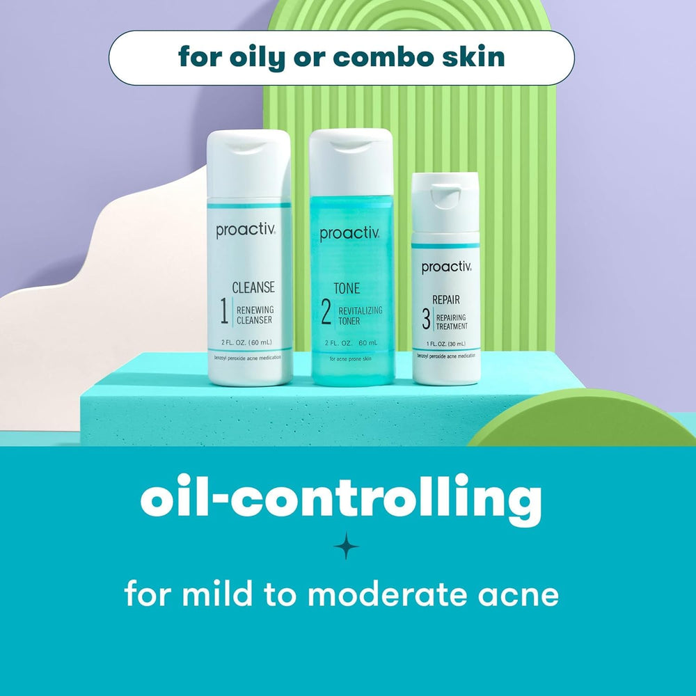 Proactiv close-up skin image showing clearer complexion