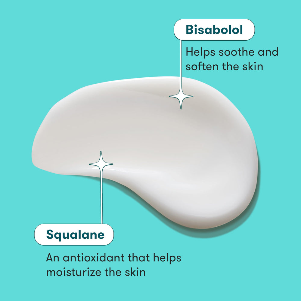 Proactiv cream applied on skin closeup demonstrates gentle, soothing coverage