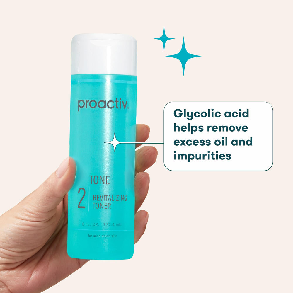 Proactiv Hydrating Toner on cotton pad for gentle application and pore refinement.