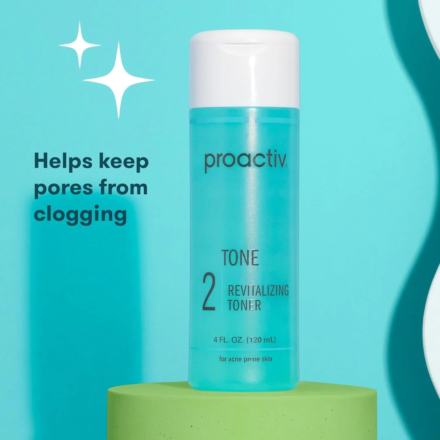 Proactiv Hydrating Toner label features glycolic acid and witch hazel for pore refinement.