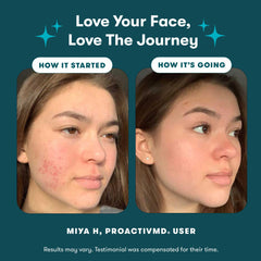 Proactiv MD 30-day acne kit box brings three-step routine.