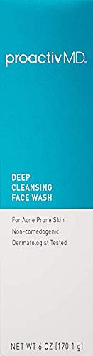 Proactiv MD Exfoliating Face Wash application shot suggests prepping pores for treatment.