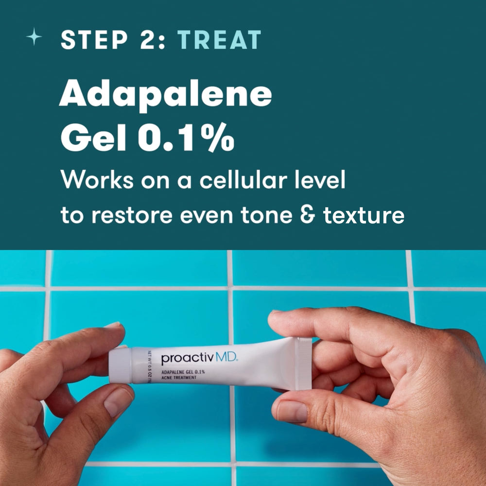Proactiv MD moisturizer swirl on skin demonstrates hydration.