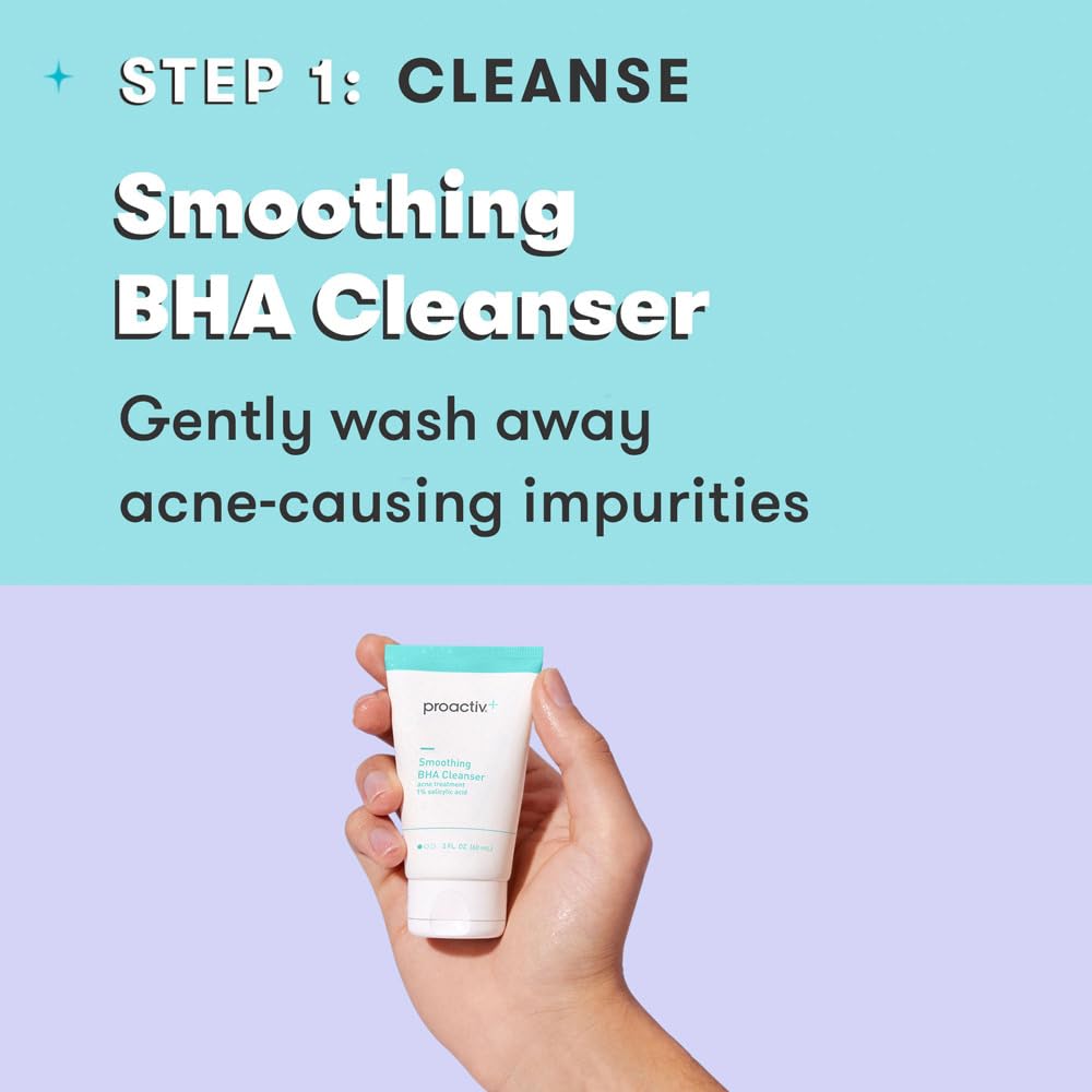 Proactiv+ 3-step kit box presents a complete acne care routine.