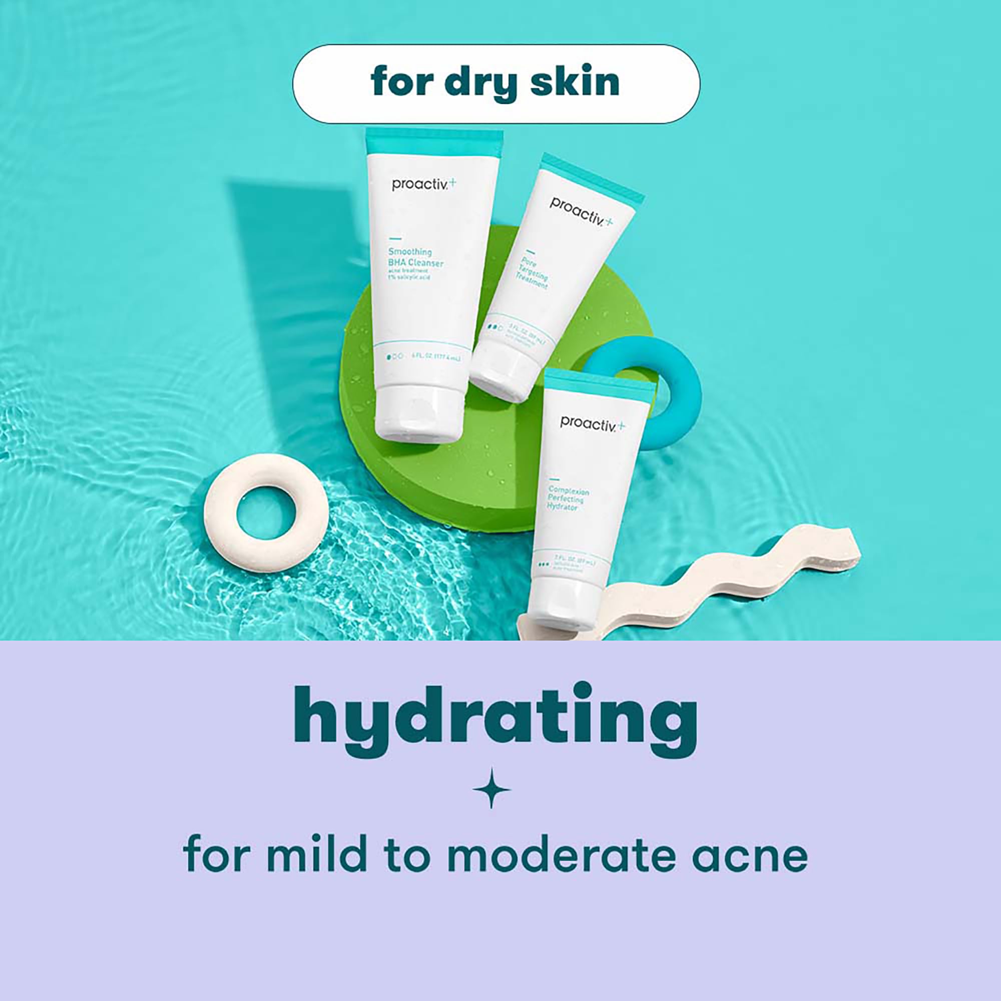 Proactiv Plus applying wash demonstrates simple daily cleansing and care.
