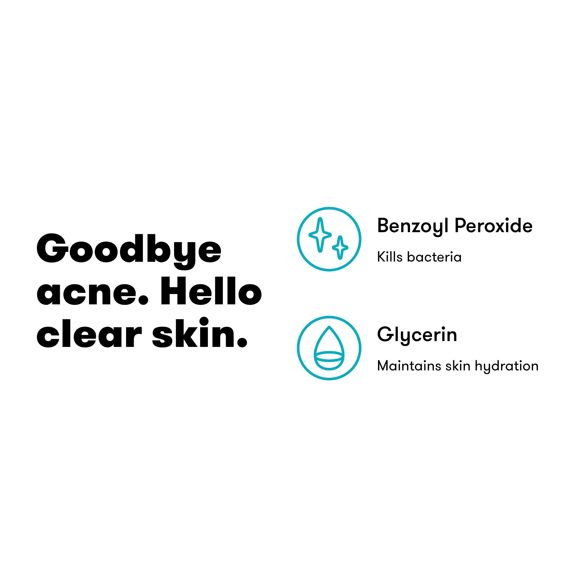 Gently dispensed Proactiv+ gel on fingertip for precise application.