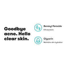 Gently dispensed Proactiv+ gel on fingertip for precise application.