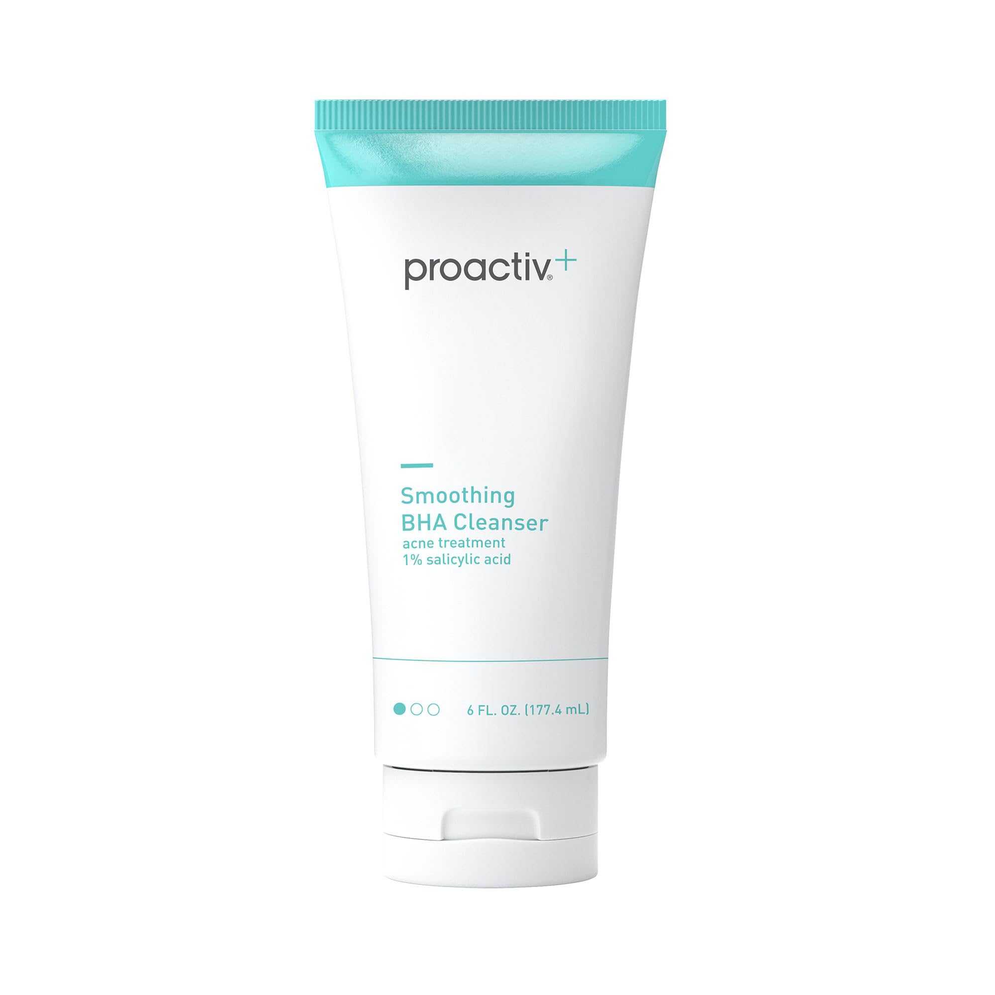 Proactiv+ smoothing BHA cleanser bottle for clear pores.