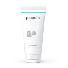 Proactiv post-acne dark mark relief cream bottle showing targeted treatment for smoother skin tone