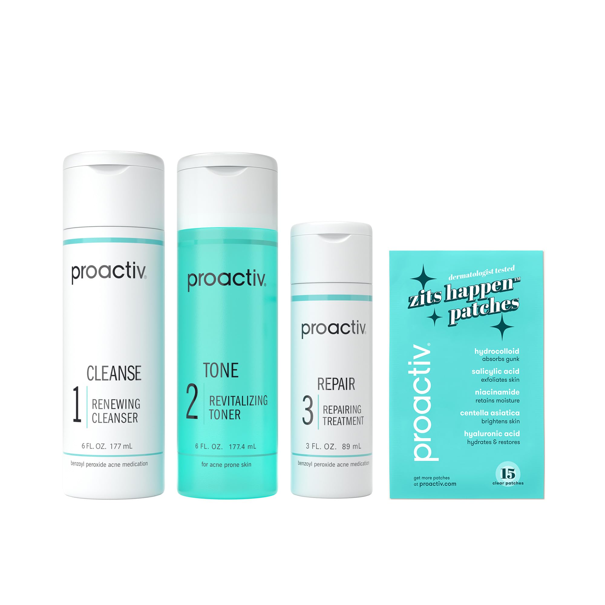 Proactiv Renewing Cleanser bottle for deep cleanse on acne-prone skin