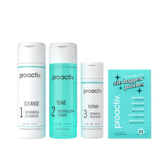 Proactiv Renewing Cleanser bottle for deep cleanse on acne-prone skin