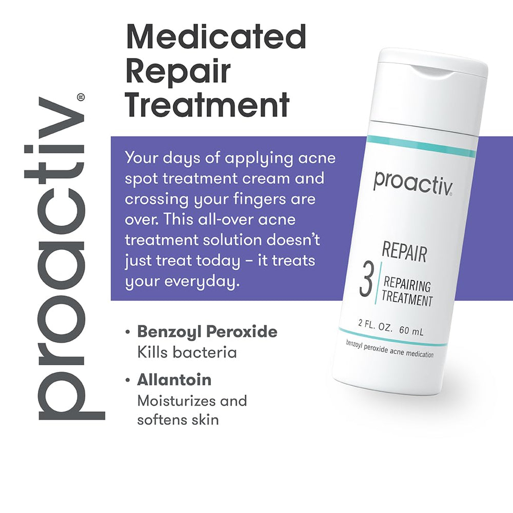Proactiv Repair allantoin formula close-up supports moisture and balance.