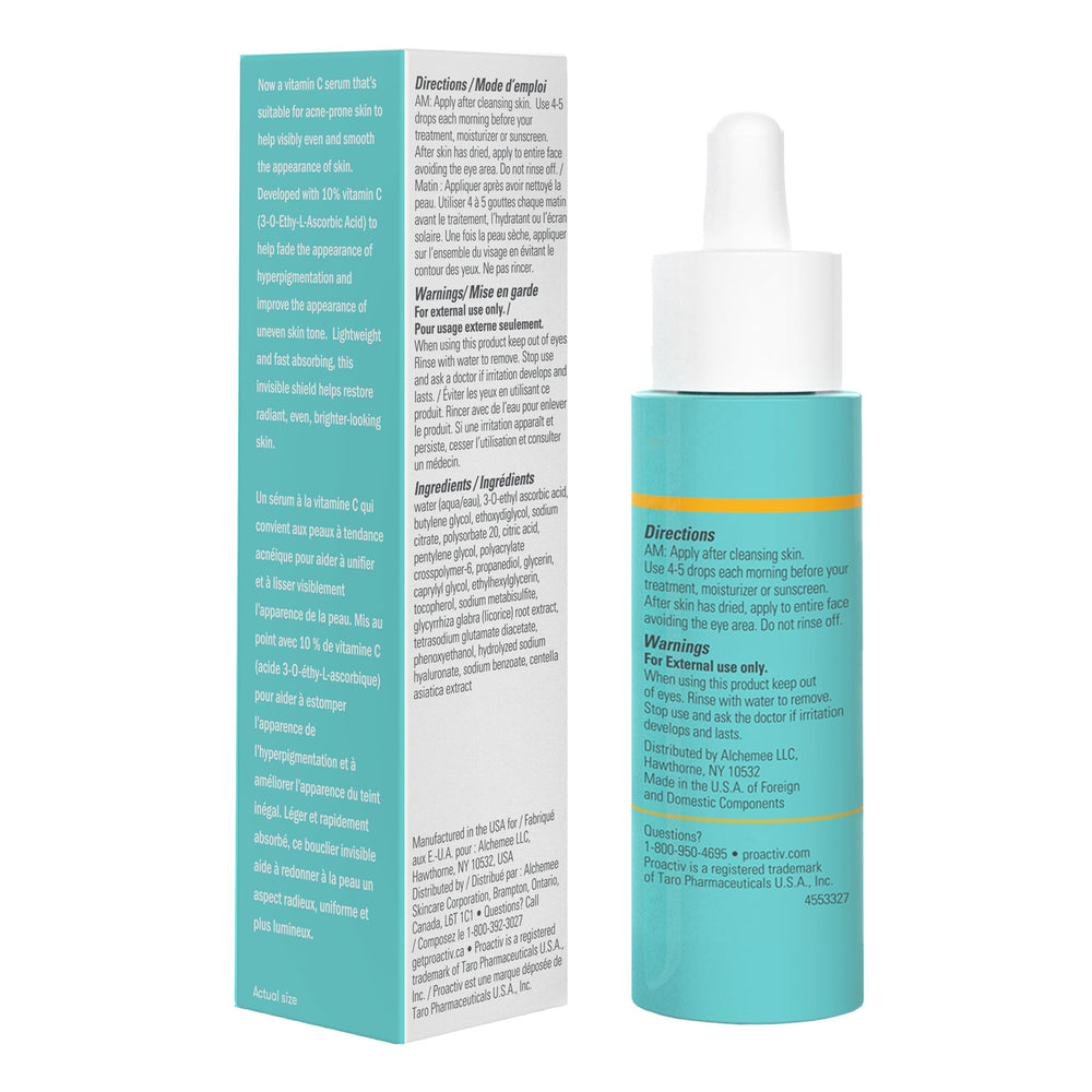 Proactiv sin fragancia para uso diario sin irritación.
