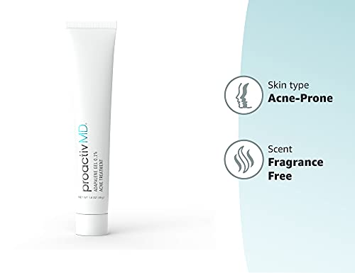 ProactivMD Adapalene Gel skin after-use look suggesting improved texture.