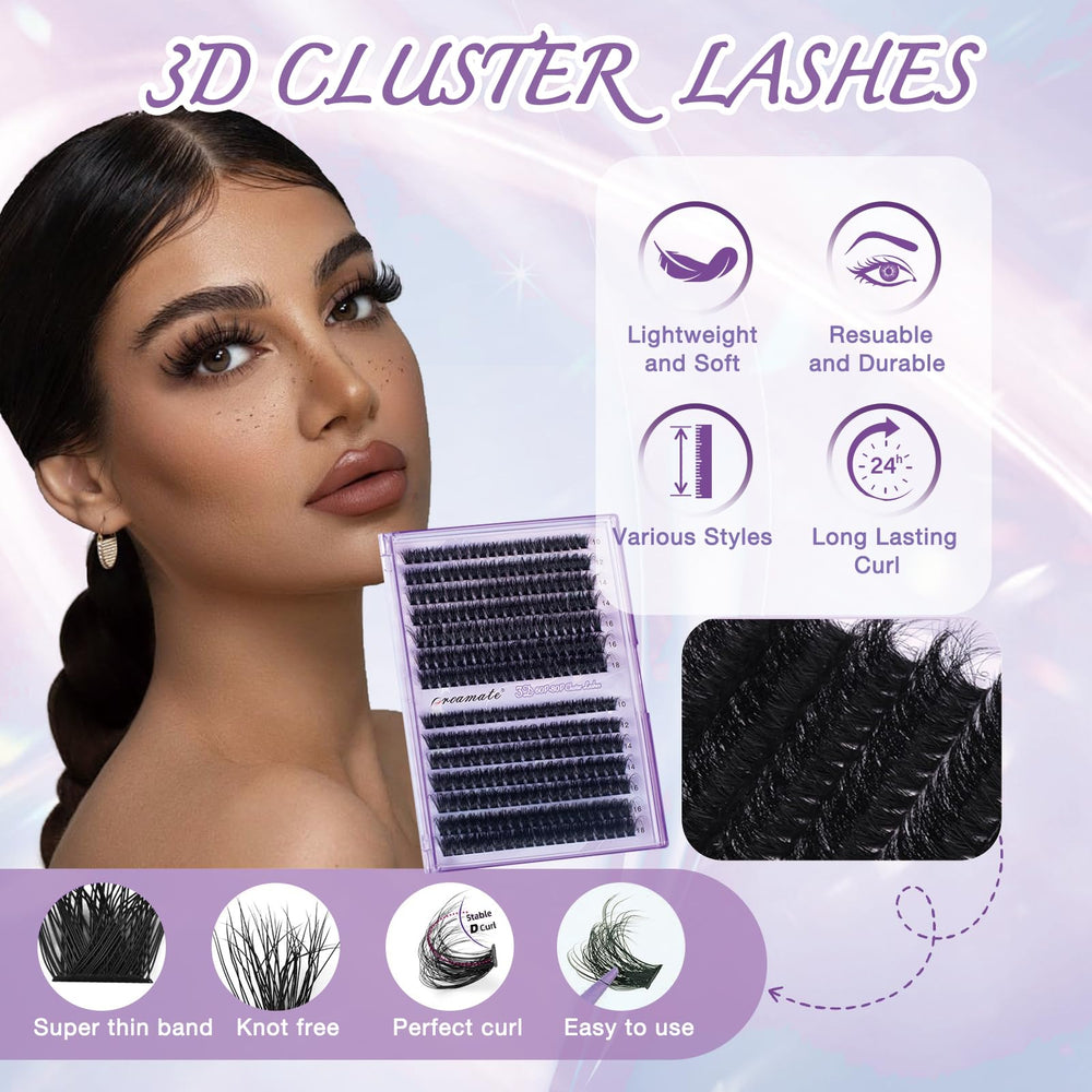 Beginner friendly Proamate lash kit supports easy practice at home.
