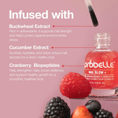 Probelle Brillo de Uñas +: tono rosado translúcido que realza la uña.