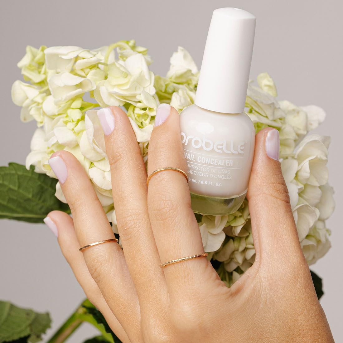 Probelle Concealer de uñas cobertura translúcida corrige tono amarillento