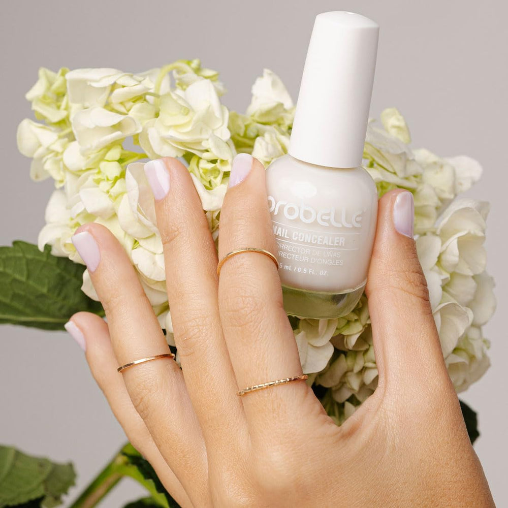 Probelle Concealer de uñas cobertura translúcida corrige tono amarillento