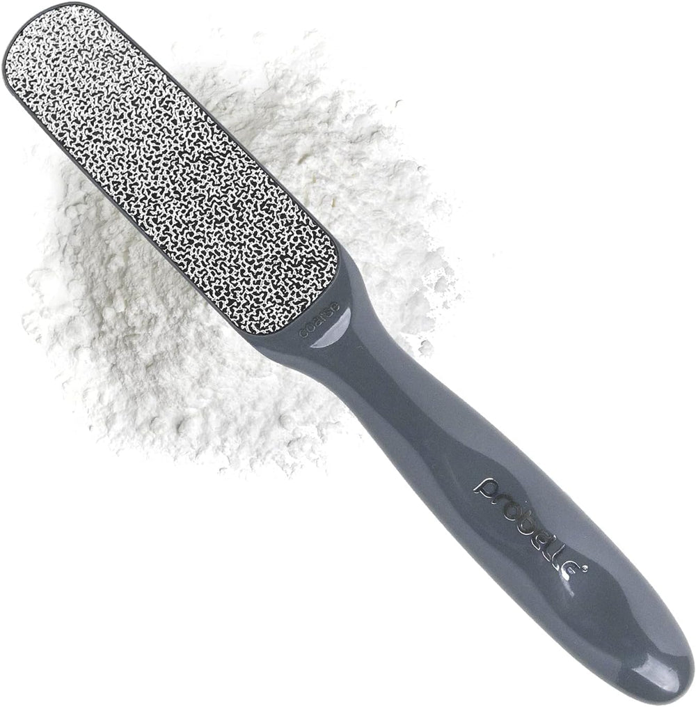 Probelle double sided foot file front view for easy callus removal
