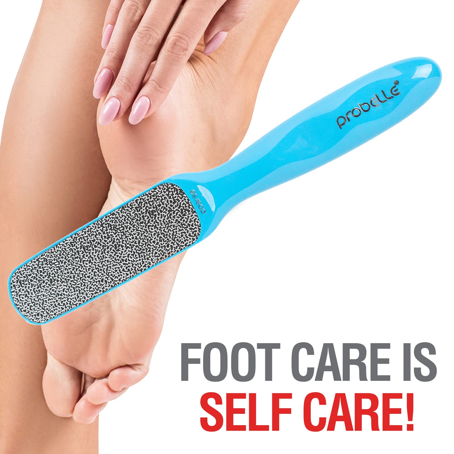 Probelle ergonomic handle design reduces grip fatigue during filing.