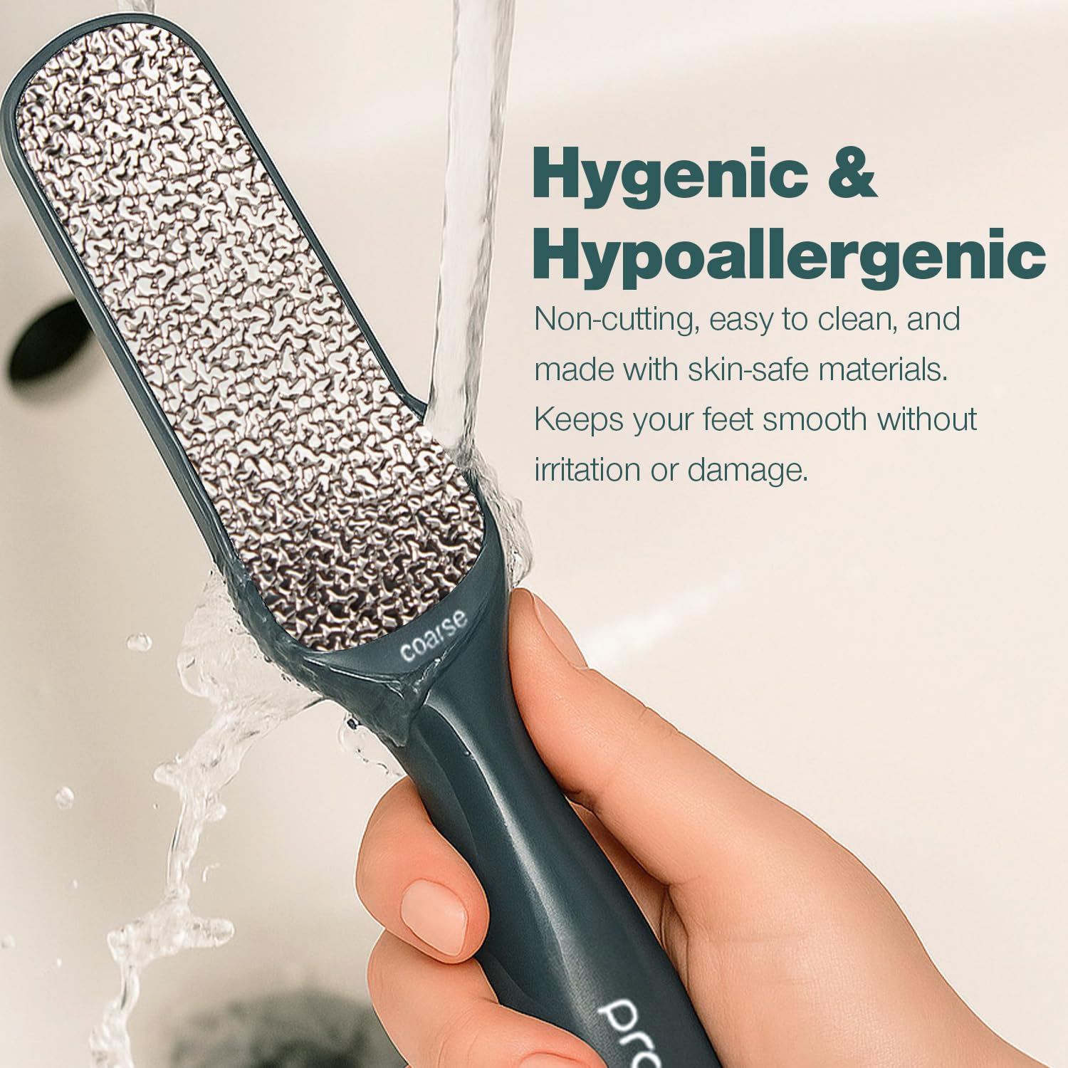 Probelle foot file cleaning hypoallergenic tool for safe use