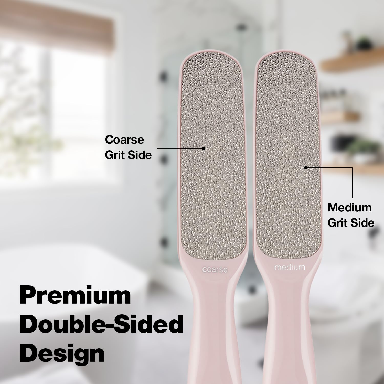 Probelle foot file coarse side close-up on durable nickel