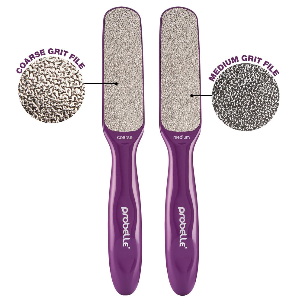 Probelle hypoallergenic nickel foot file material.