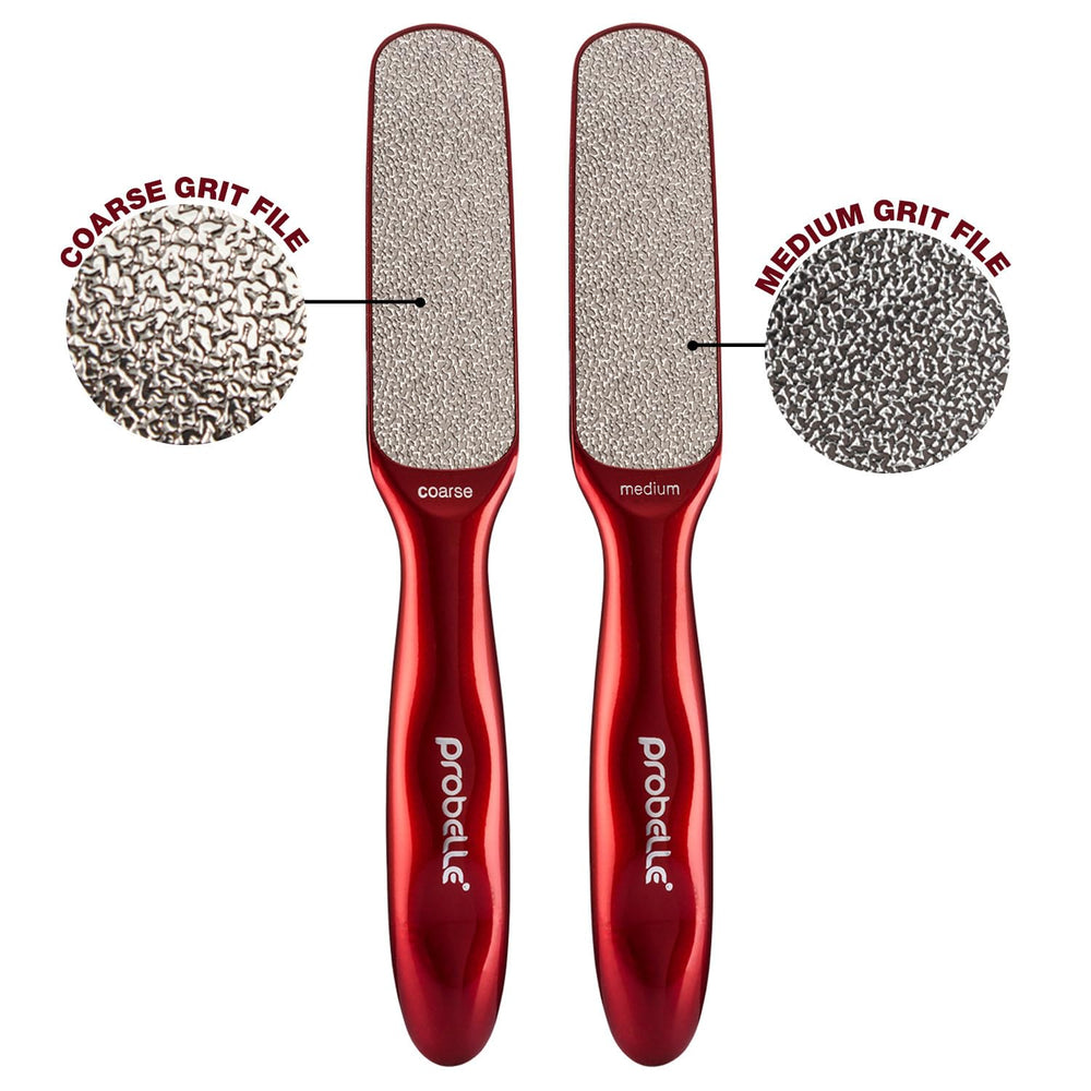 Probelle hypoallergenic foot file offers safe, gentle care for sensitive skin.