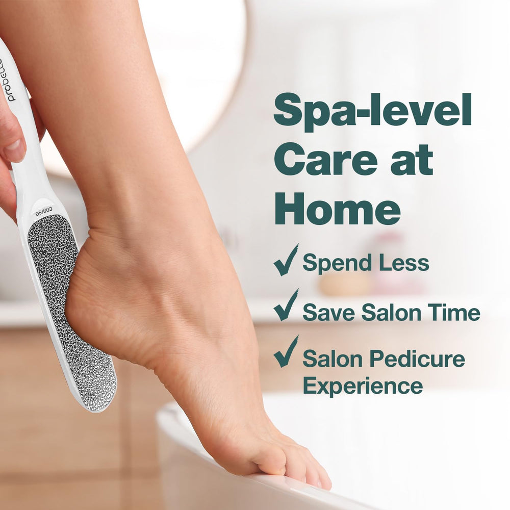 Probelle nickel callus remover two sides aids safe, thorough pedicure.