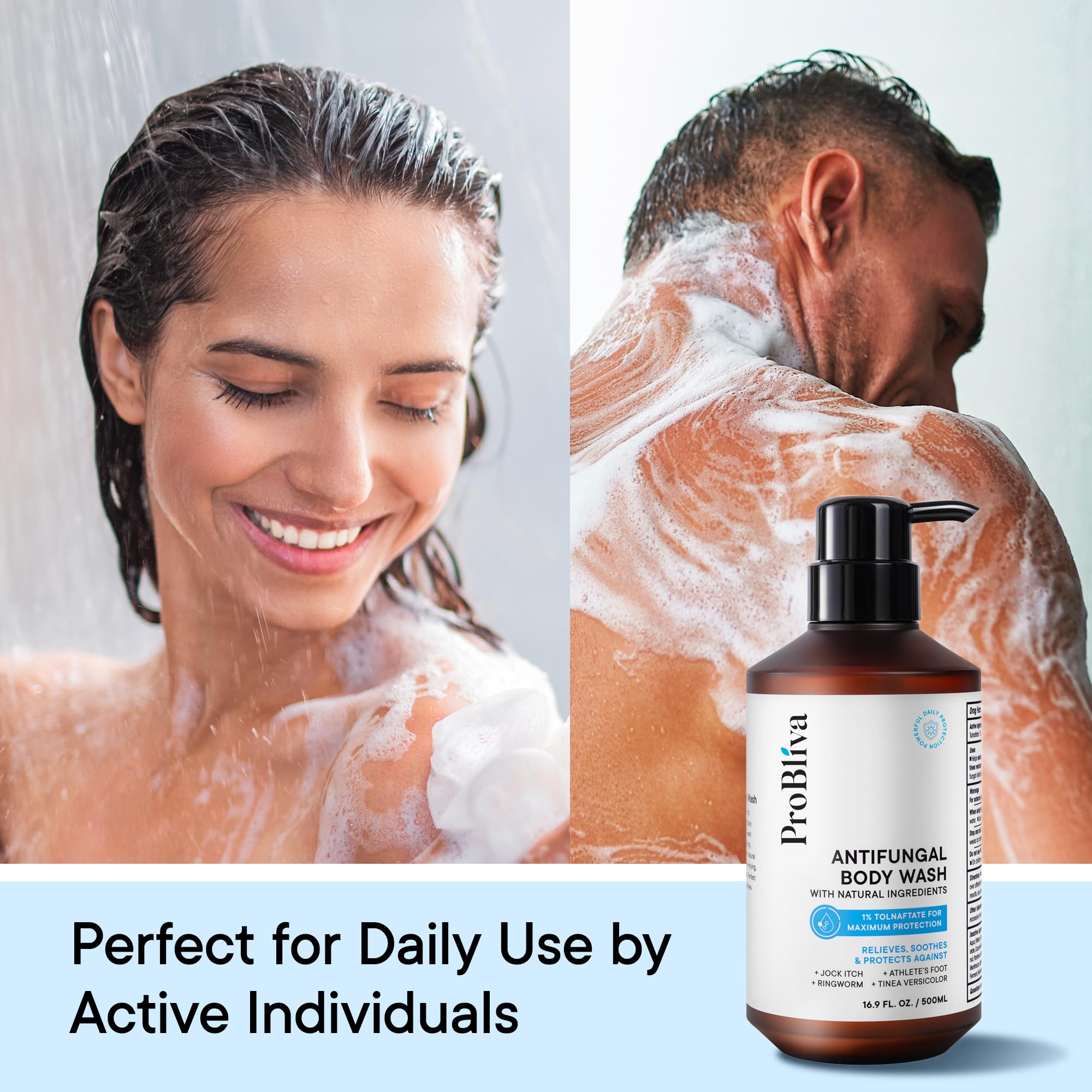 ProBliva menthol relief action photo conveys cooling and itch relief potential.