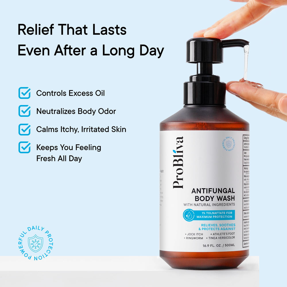 ProBliva witch hazel hydration visual shows gentle antiseptic-like skin comfort.