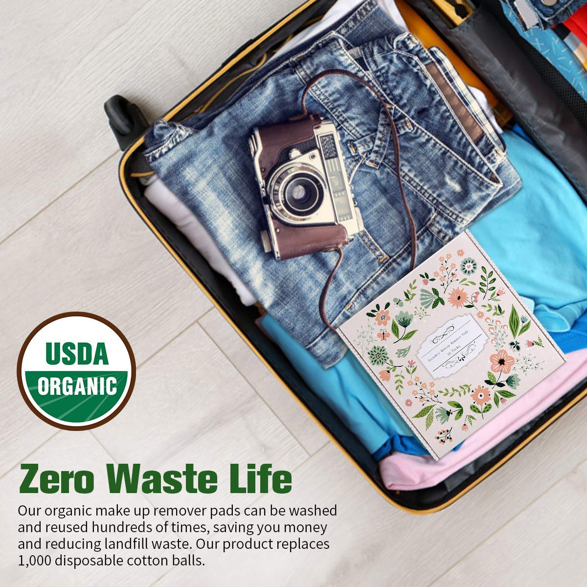 Prociv sustainable alternative to disposable pads for daily routines.