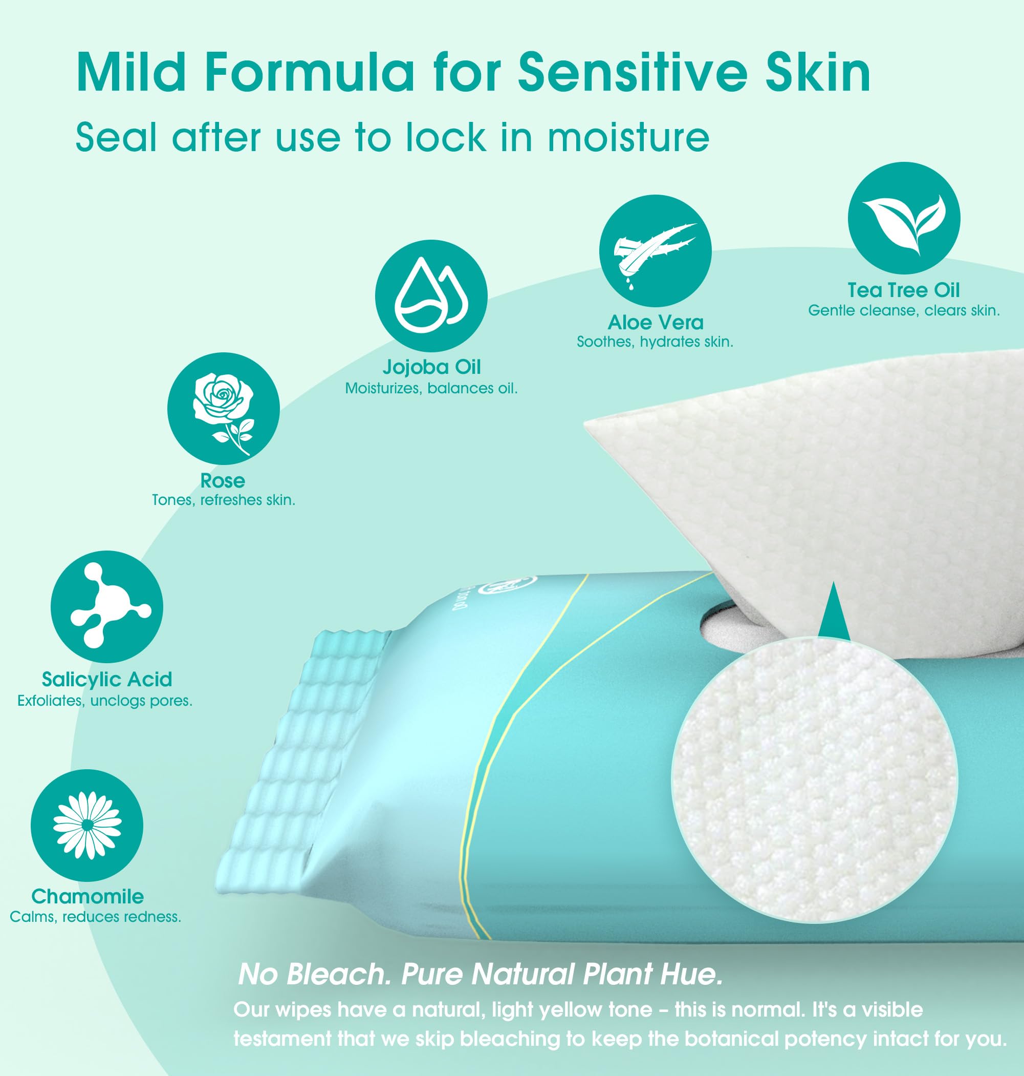 ProCIV toallitas doble textura para limpieza profunda y exfoliacion suave.