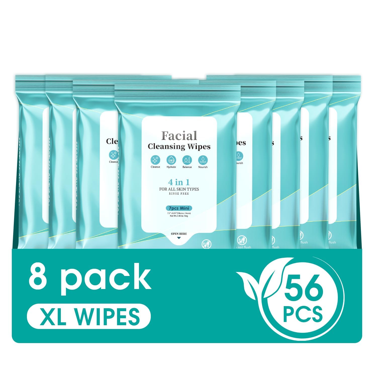 ProCIV toallitas limpieza facial con arbol de te para poros limpios y equilibrados.
