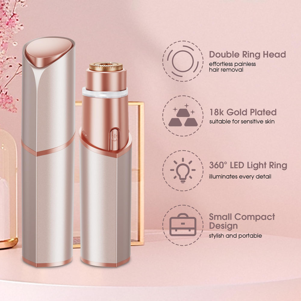 Profeir rose gold for upper lip — precise use on delicate areas.