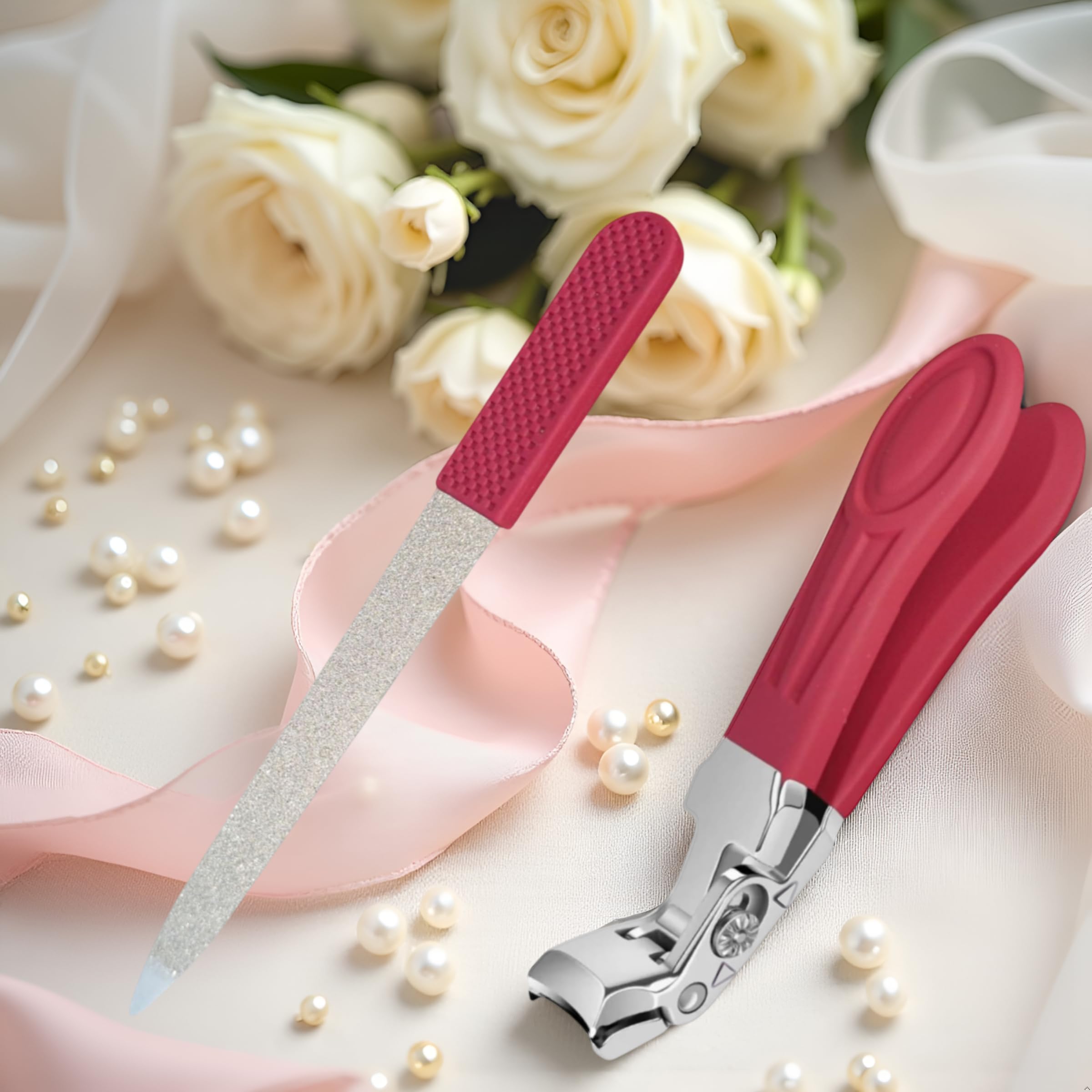 Ultra-sharp blades cut cleanly through tough nails.