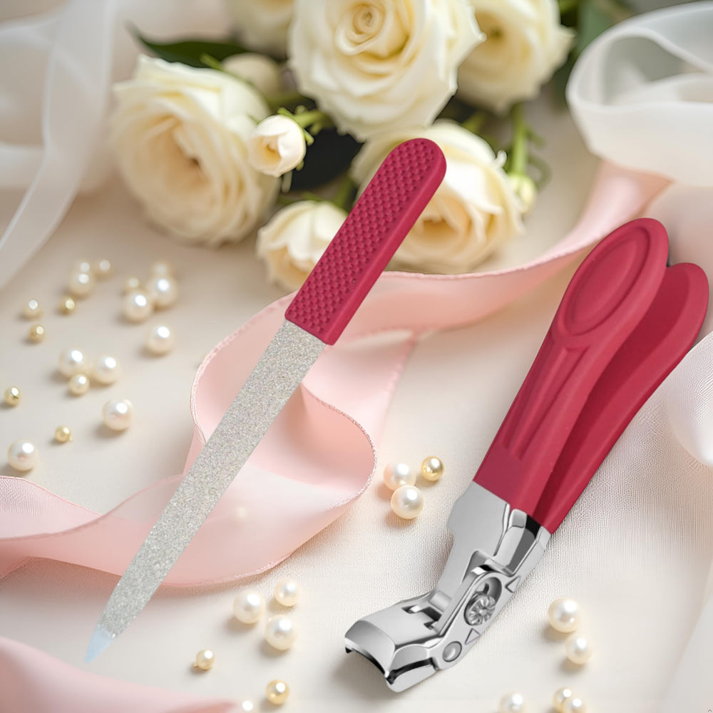 Ultra-sharp blades cut cleanly through tough nails.