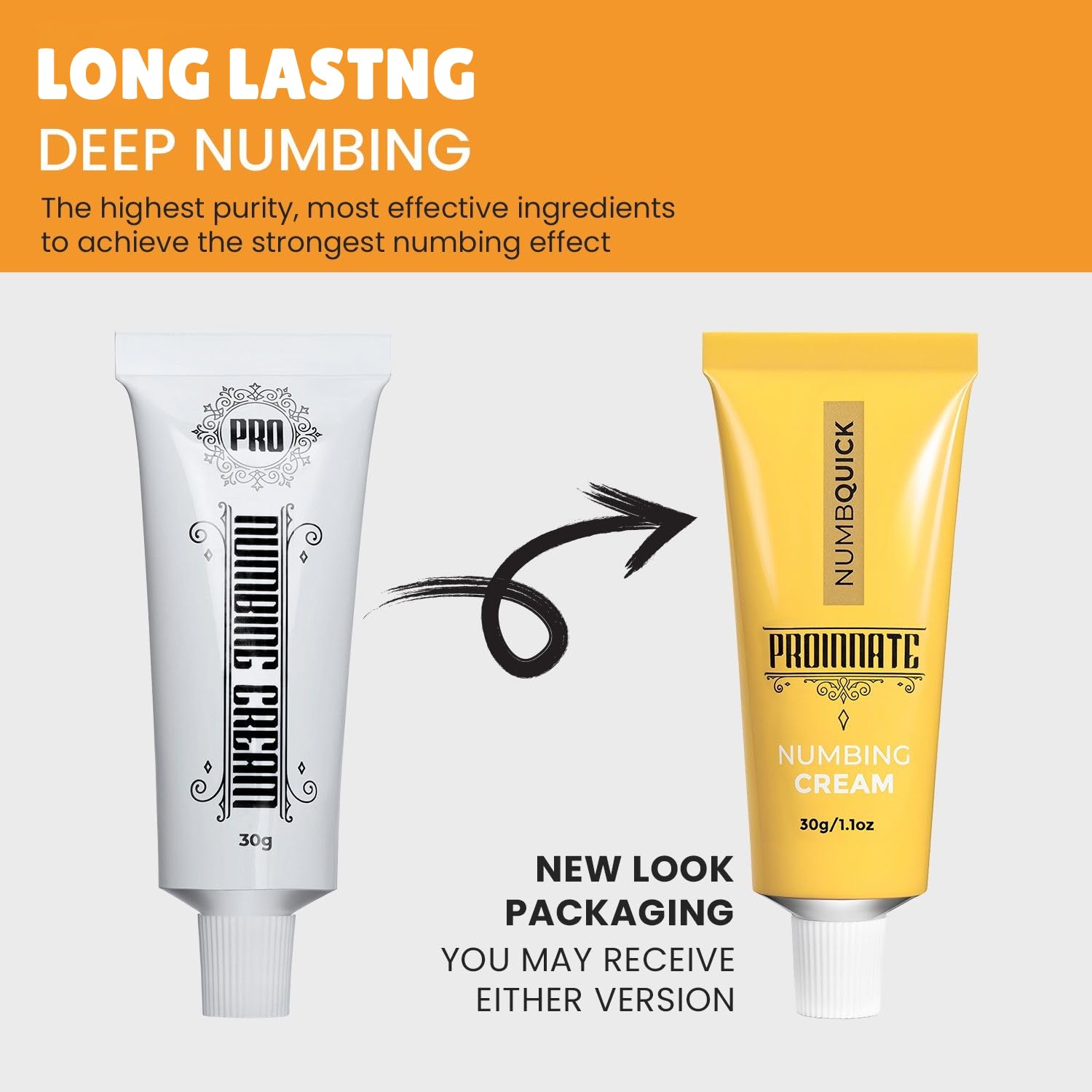 Proinnate Numbing Cream being applied to the affected area.