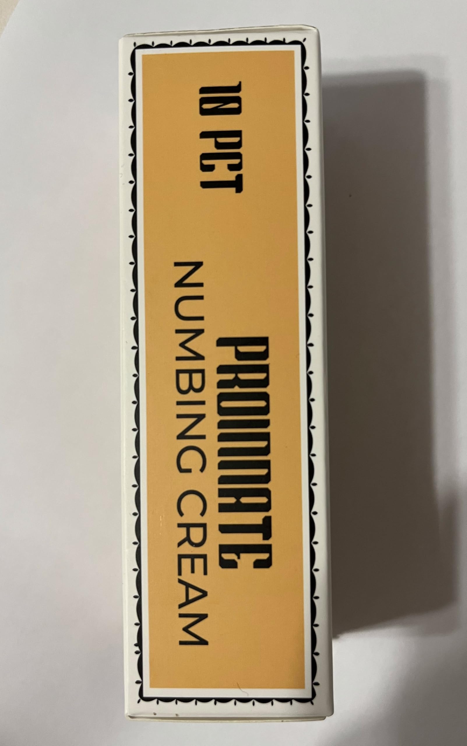 Proinnate Numbing Cream packaging label and 30g size detail.
