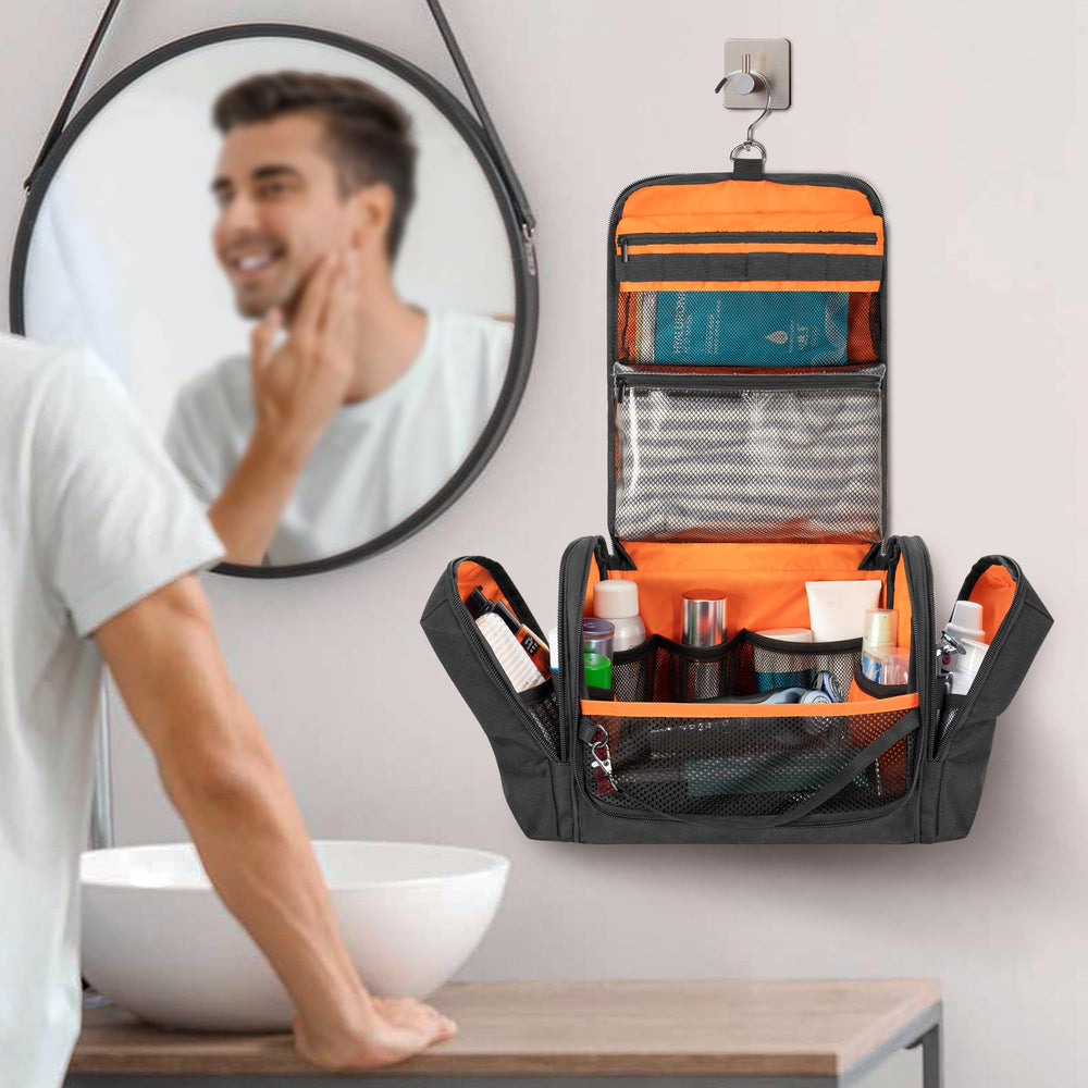 Prokva Tactical Toiletry Bag nylon fabric designed for travel durability.