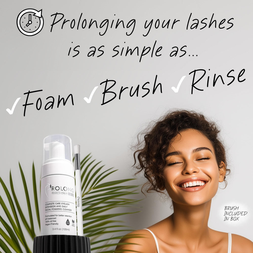 PROLONG LASH daily eye makeup remover and cleanser routine