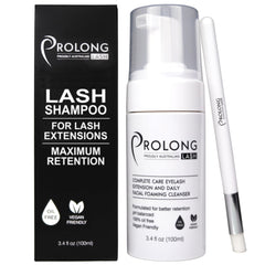 PROLONG LASH eyelash extension shampoo bottle 100ml cleans lashes safely before and after extensions