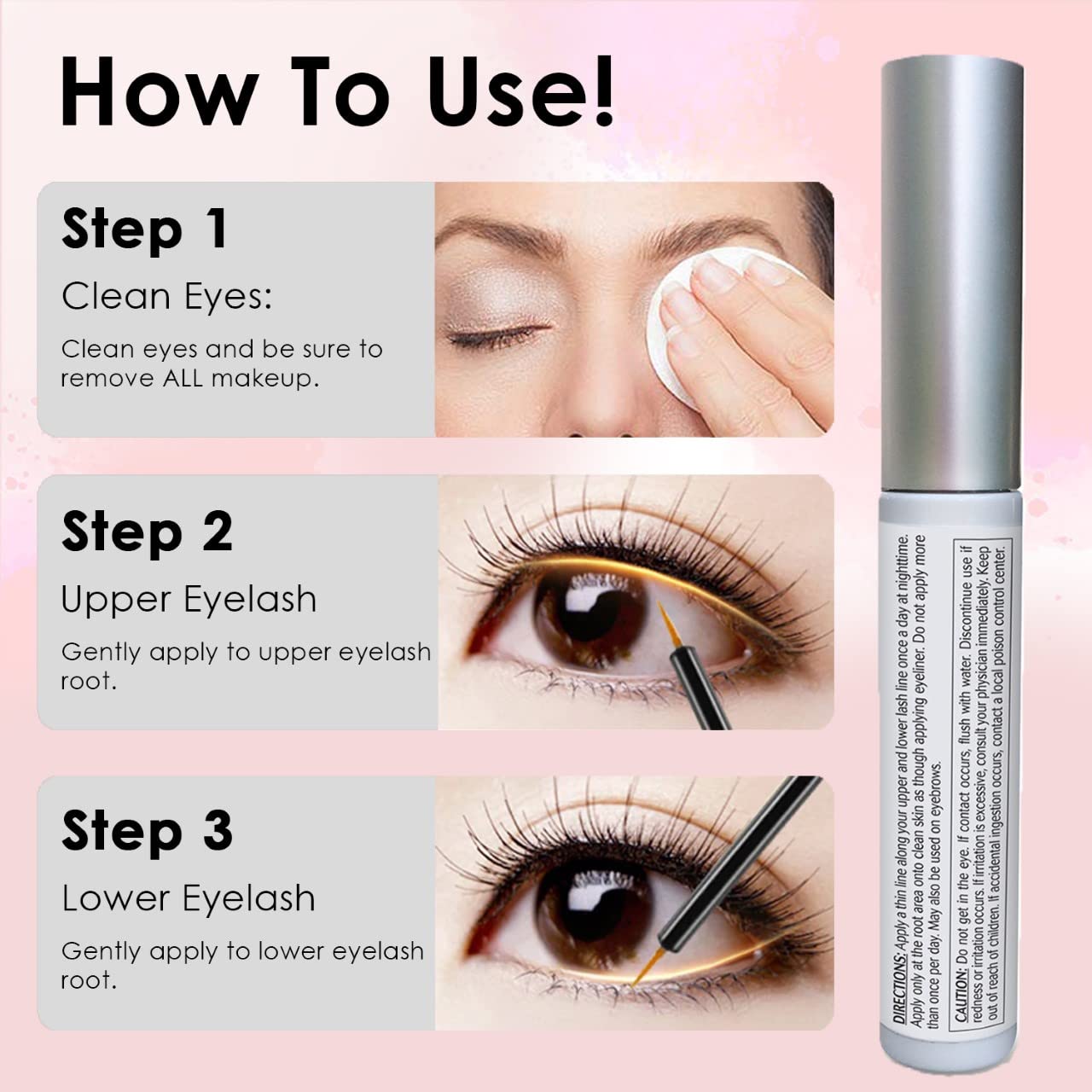 Pronexa Lavish Lash brow close-up highlighting fuller eyebrows.