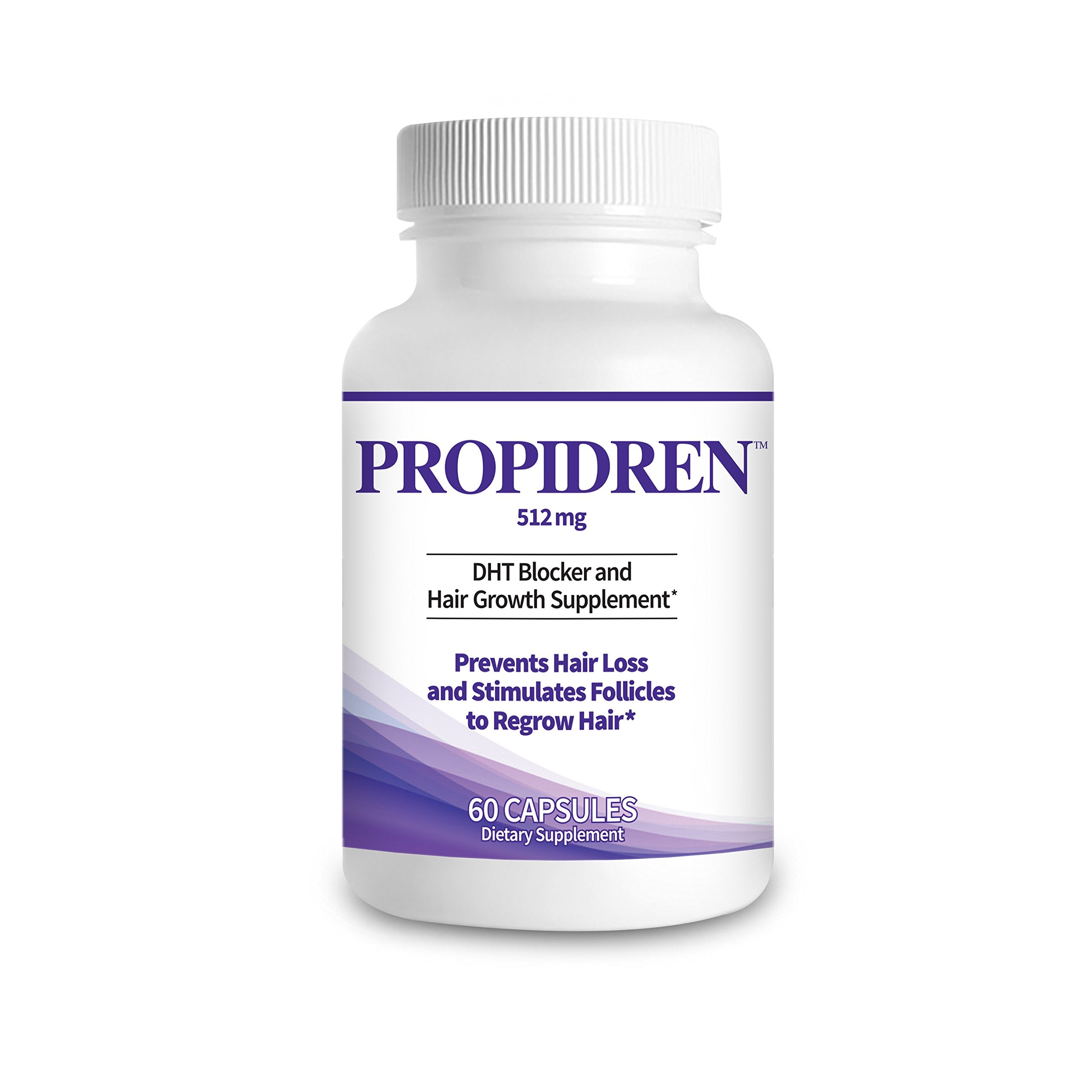 Pronexa Propidren bottle front showing packaging and branding for hair health support.