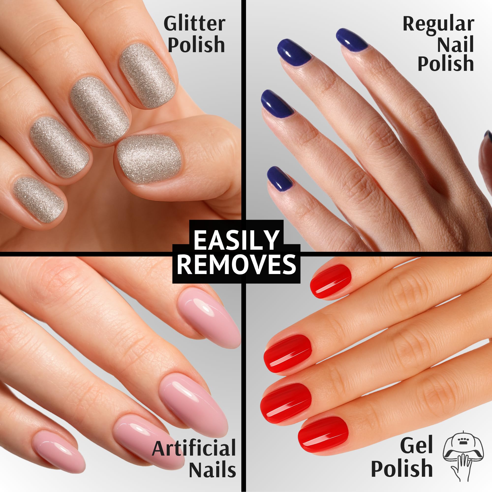 Pronto remueve gel y arte de uñas con facilidad