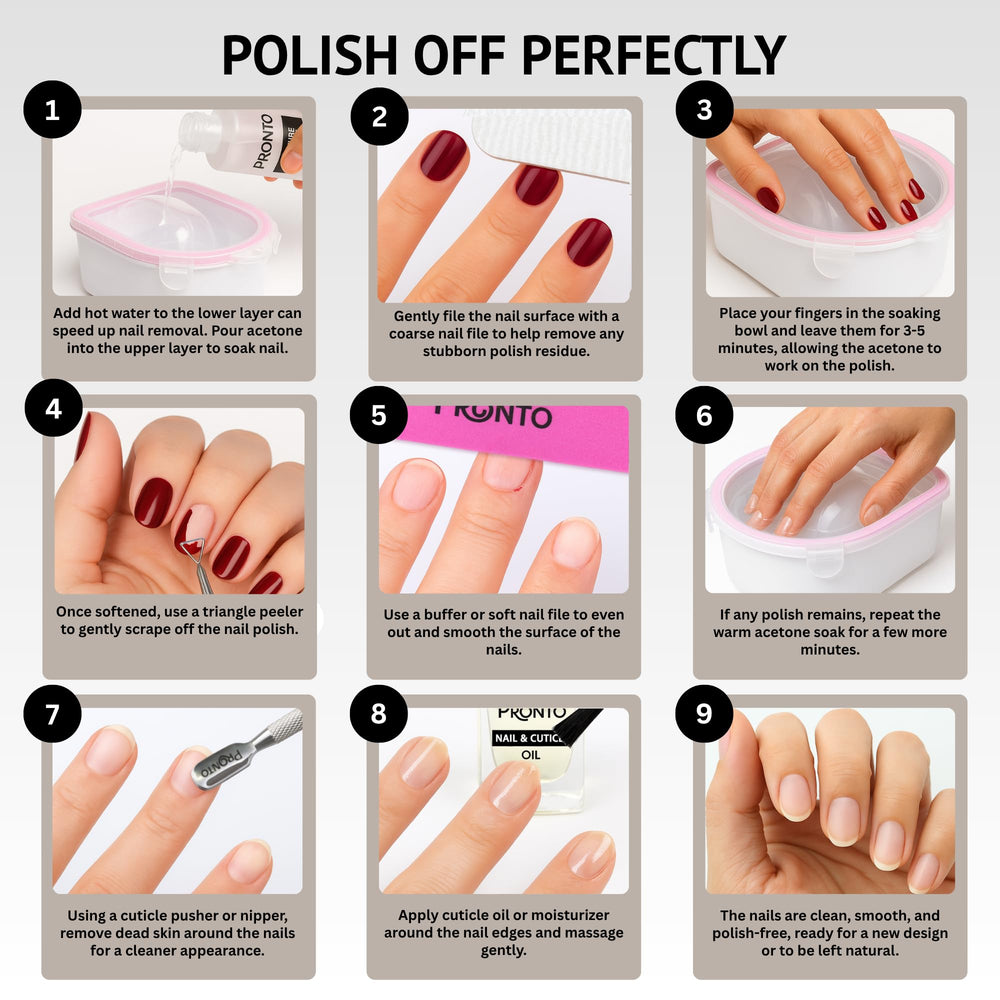 Pronto nail file 2-pack helps quick shaping and prep.