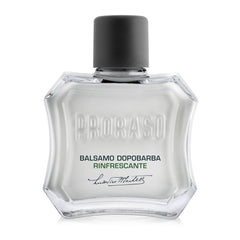 Proraso After Shave Balm application hands shows quick absorption and comfortable wear.