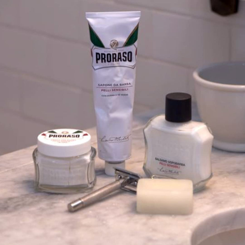 Proraso cooling menthol finish provides a refreshing post-use sensation.