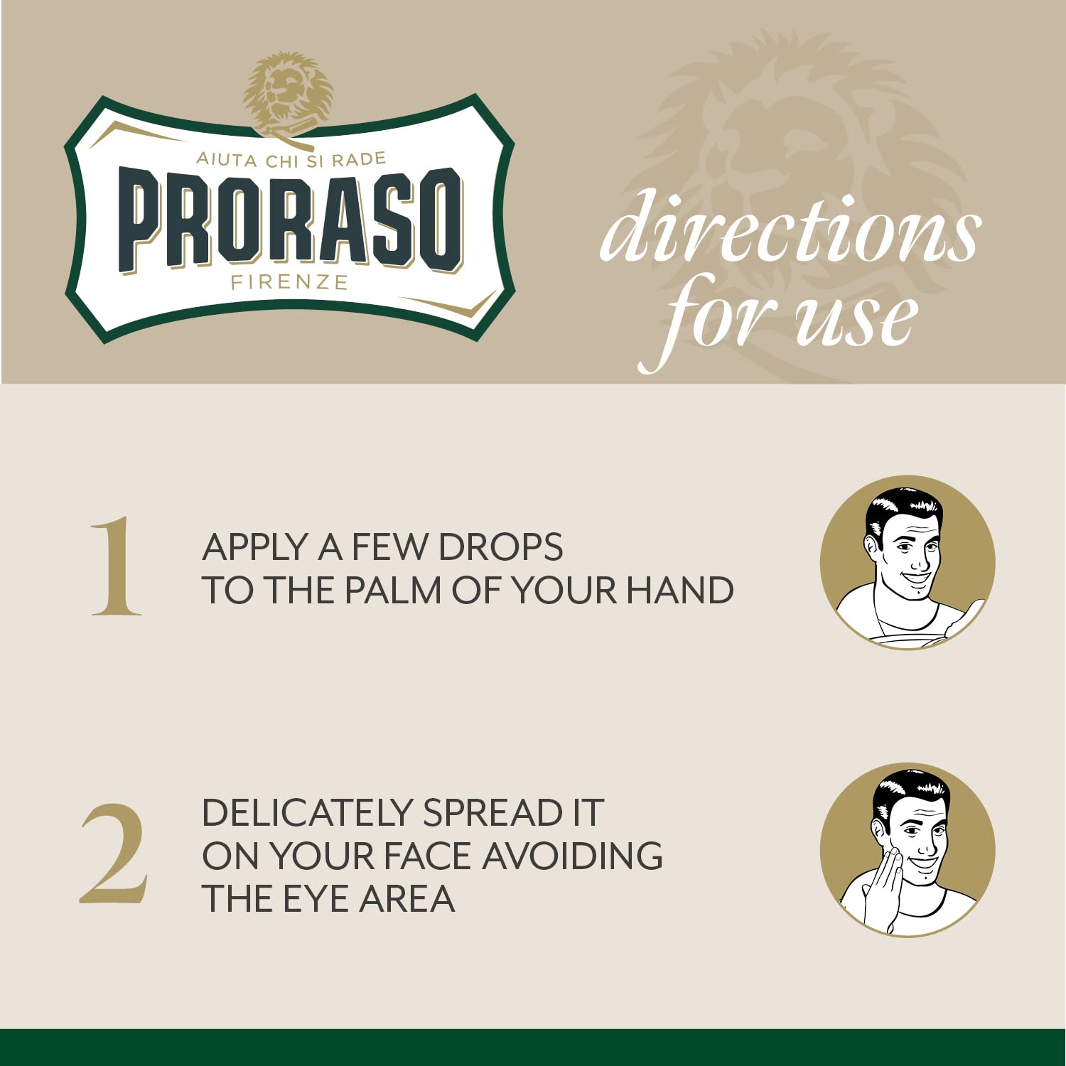 Proraso packaging showcases Italian shaving heritage and premium quality.