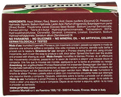 Proraso Sandalwood Oil detail highlights its soothing scent and beard-softening properties